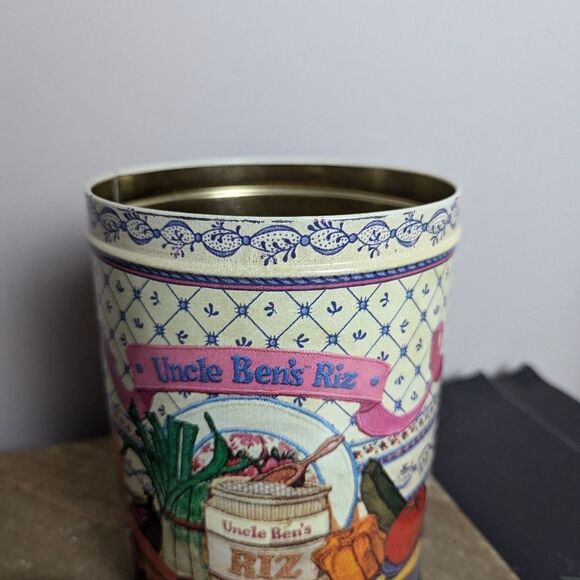Uncle Ben's Canister, Vintage rice container, effem foods 1989 Food tin - Picture 7 of 10